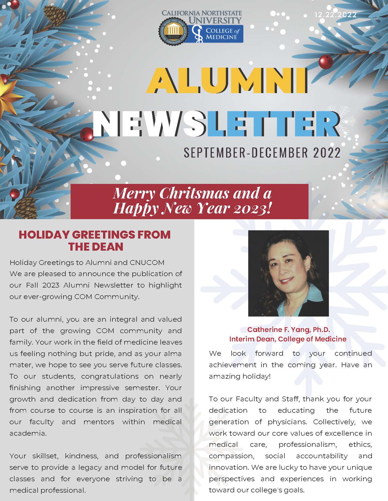 COM Alumni Newsletter December 2022