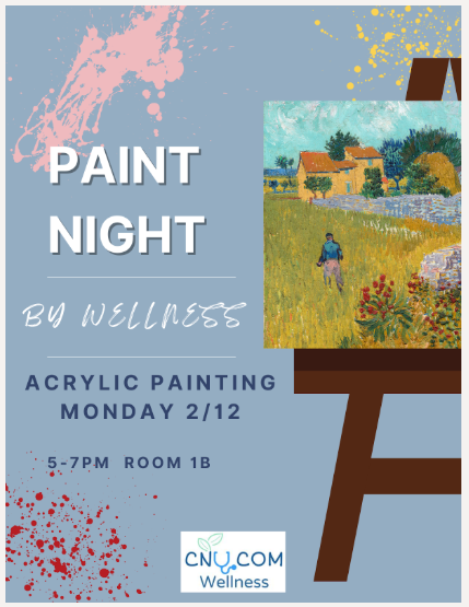 Paint Night event flyer