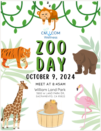 Wellness Zoo Day event flyer