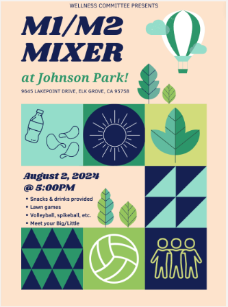 M1/M2 Mixer event flyer