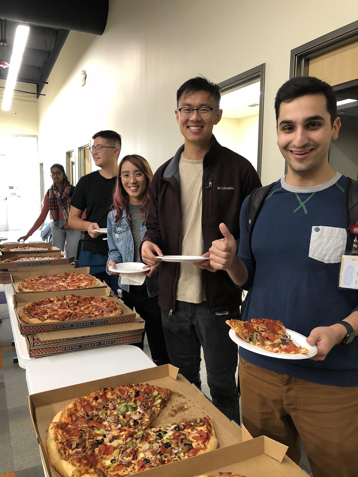 Students at Big & Little event