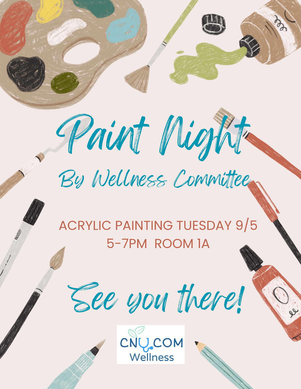 Paint Night 2023–2024 flyer